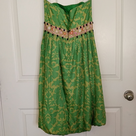 Plenty Green Strapless Dress - Picture 5 of 8